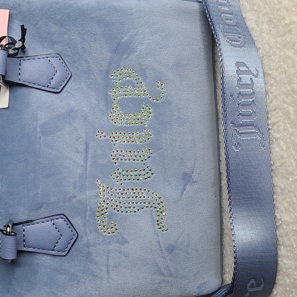 NWT Juicy Couture Satchel Blue - Picture 2 of 6